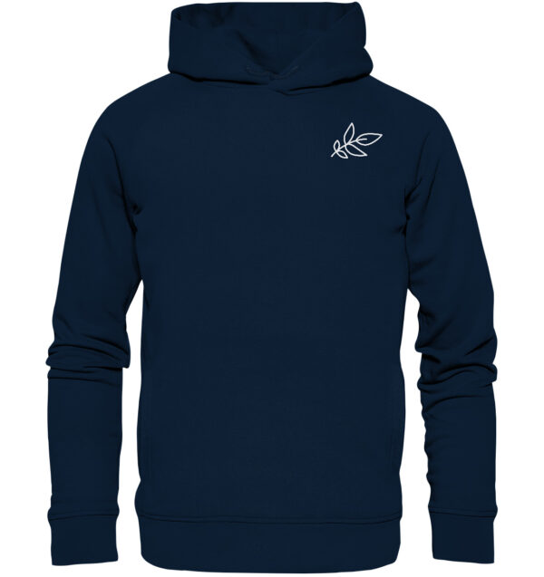 Unbeleafable Organic Fashion Hoodie French Navy