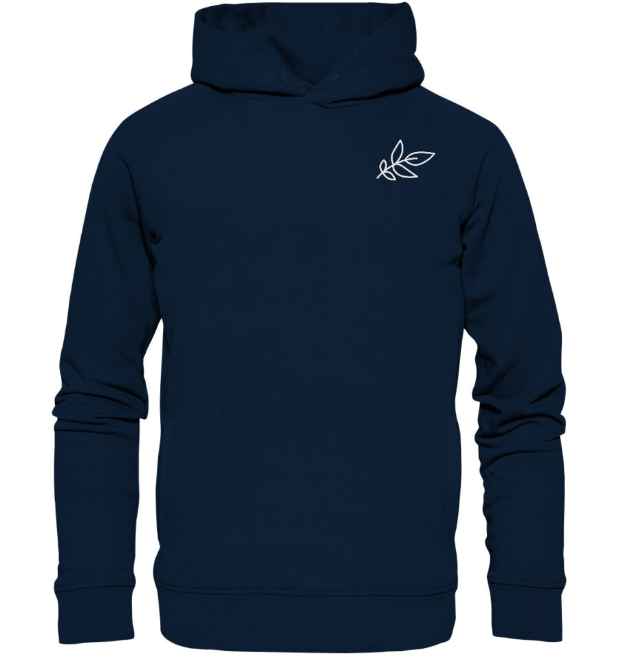 Unbeleafable Organic Fashion Hoodie French Navy