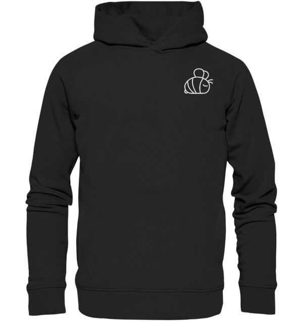 Bee Organic Fashion Hoodie Black