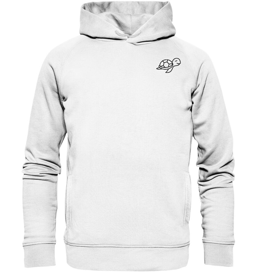 Turtle Organic Fashion Hoodie White