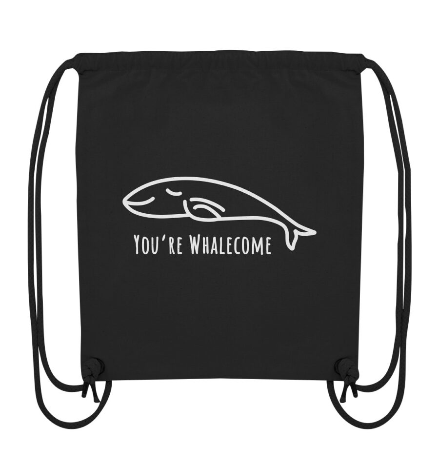 Whale Organic Gym-Bag Black