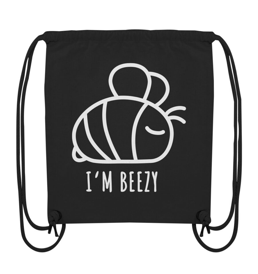 Bee Organic Gym-Bag Black