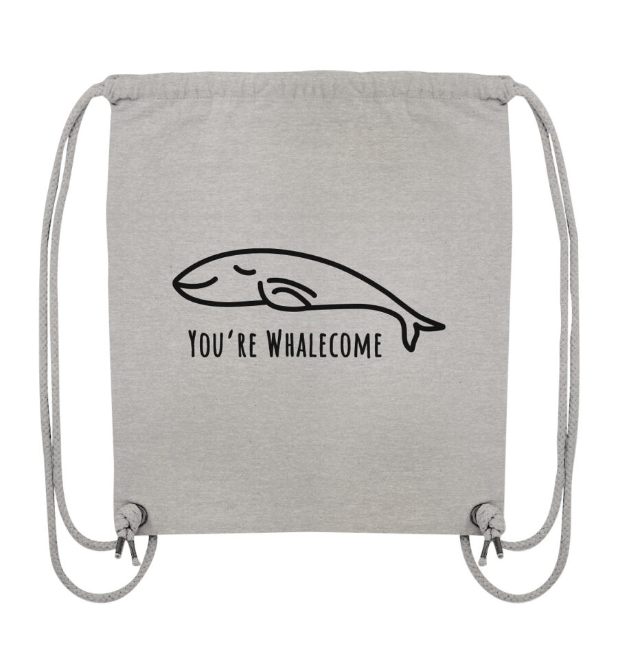 Whale Organic Gym-Bag Heather Grey