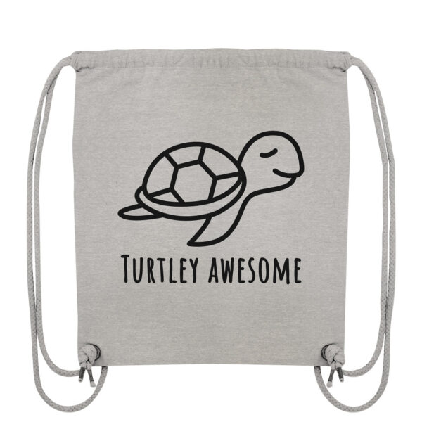 Turtle Organic Gym-Bag Heather Grey