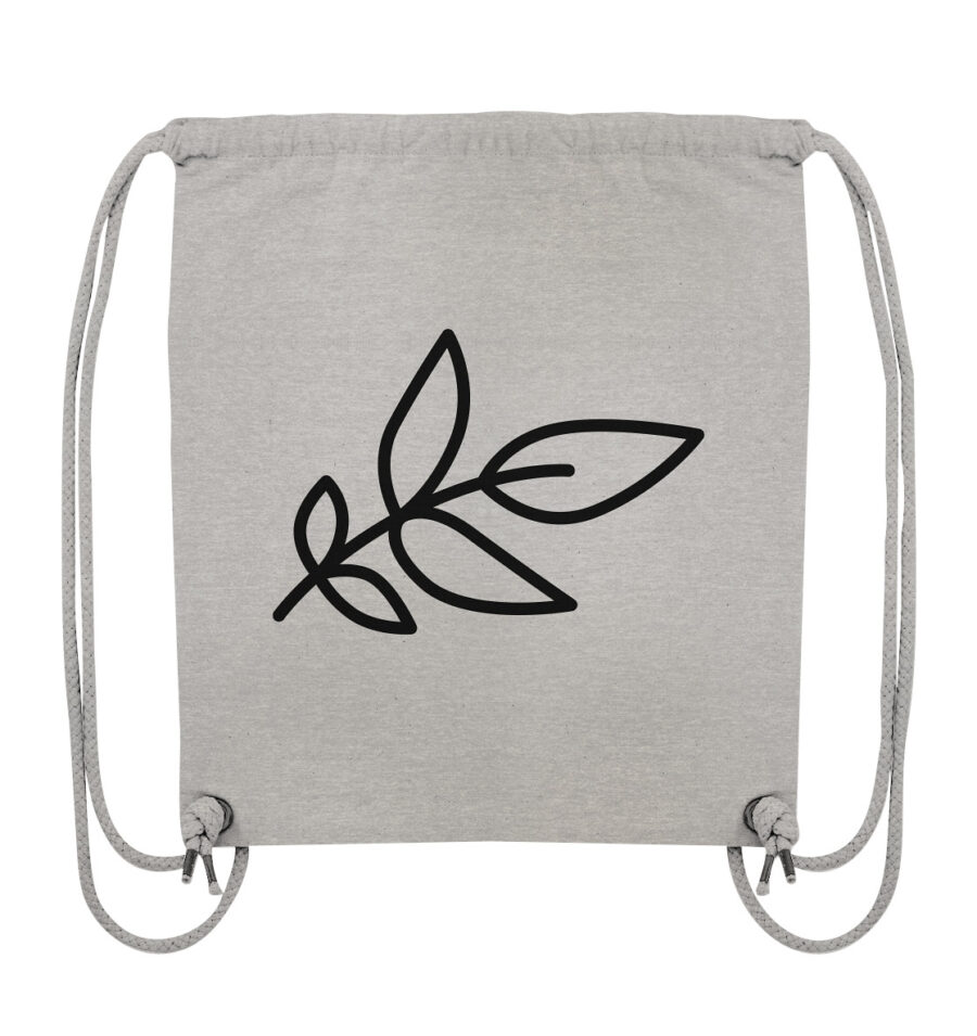 Unbeleafable Organic Gym-Bag Heather Grey