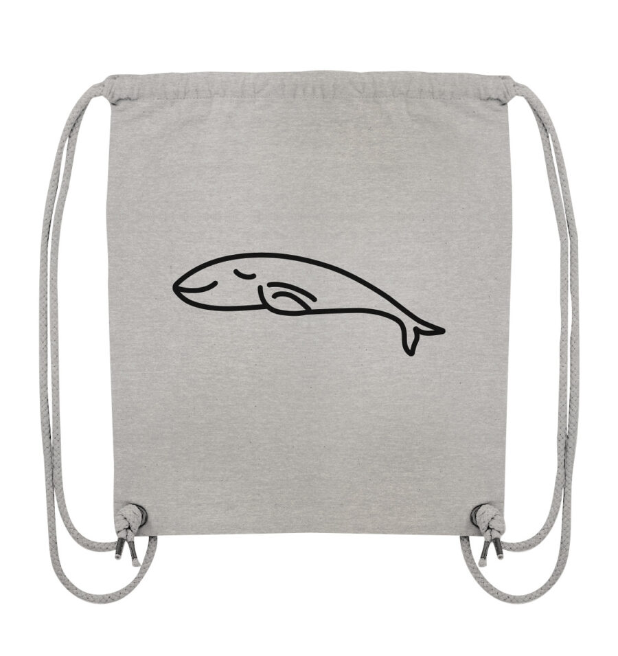 Whale Organic Gym-Bag Heather Grey