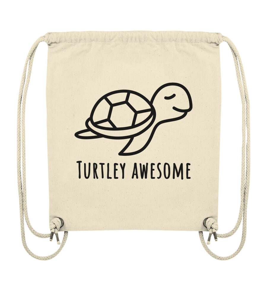 Turtle Organic Gym-Bag Natural