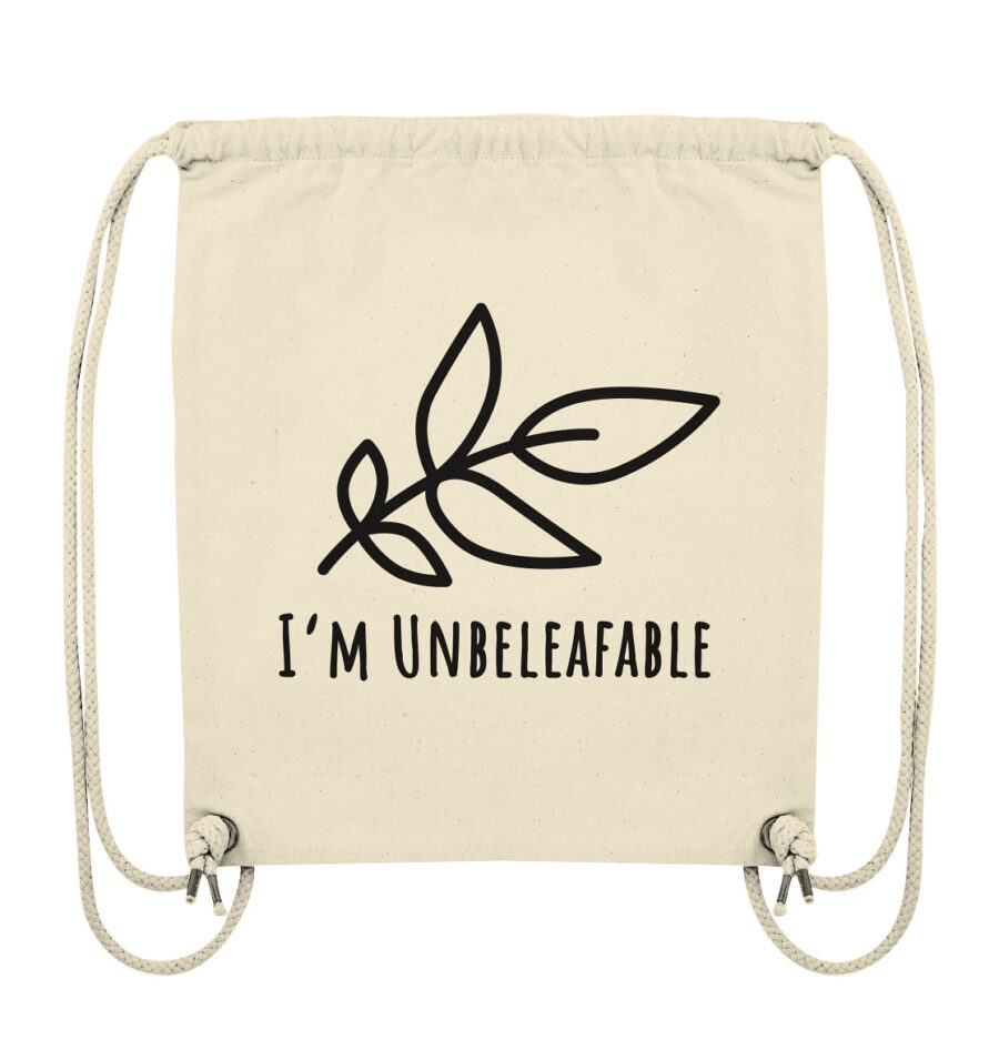 Unbeleafable Organic Gym-Bag Natural