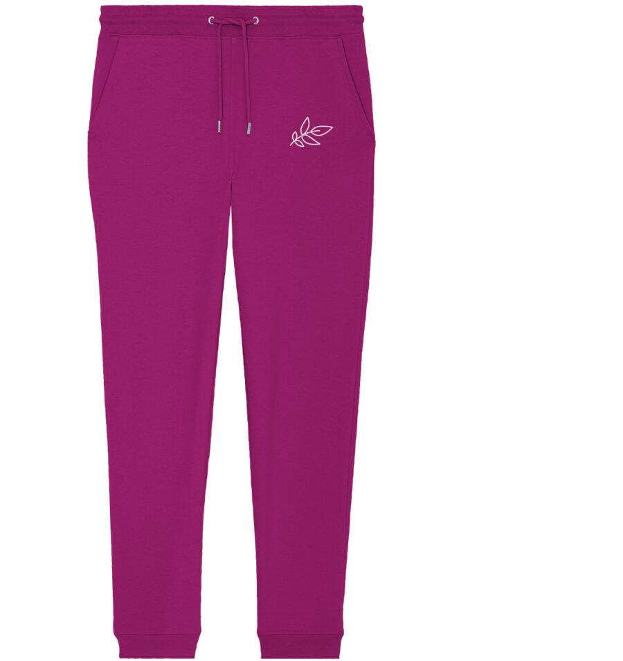 Unbeleafable Organic Jogger Pants Orchid Flower