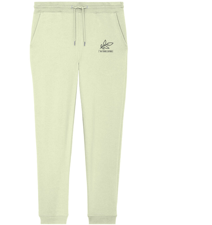 Unbeleafable Organic Jogger Pants Stem Green