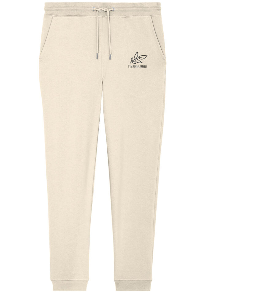 Unbeleafable Organic Jogger Pants Natural Raw