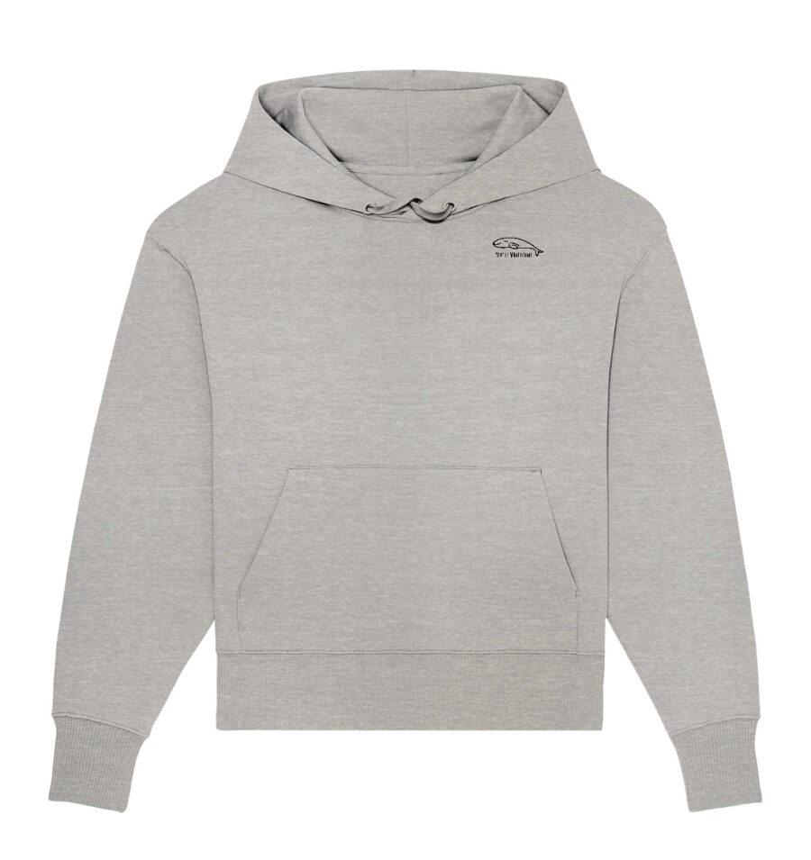 Whale Organic Oversize Hoodie Heather Grey