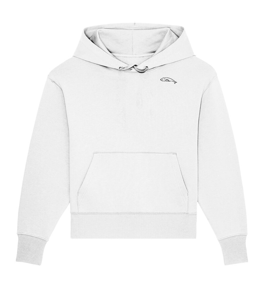 Whale Organic Oversize Hoodie White