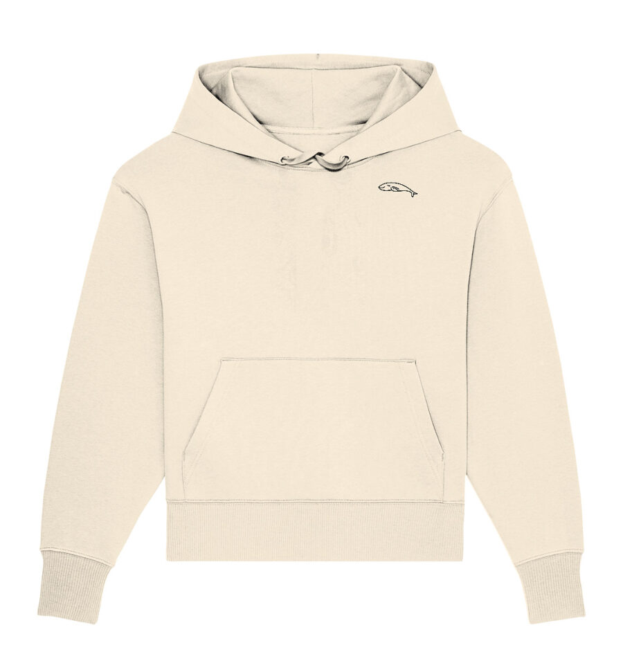 Whale Organic Oversize Hoodie Natural Raw