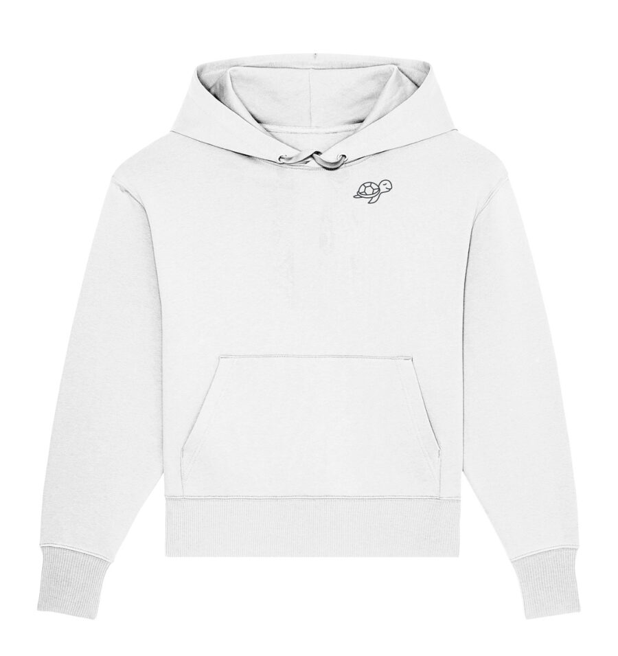 Turtle Organic Oversize Hoodie White