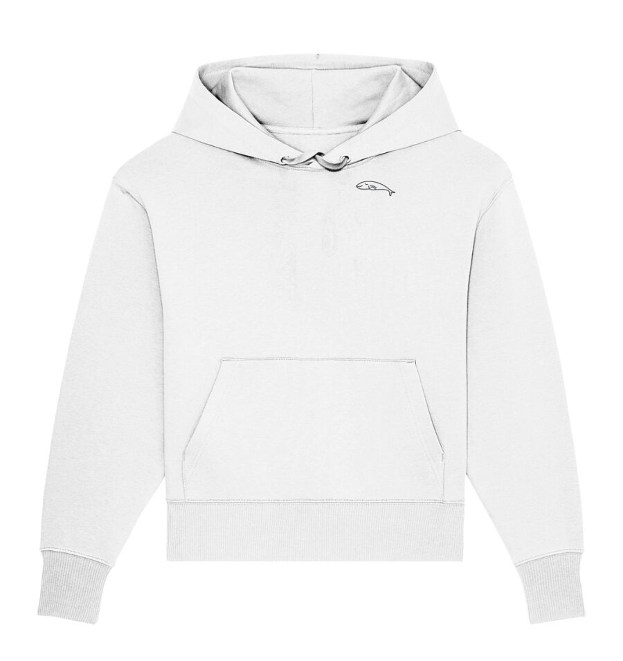 Whale Organic Oversize Hoodie White