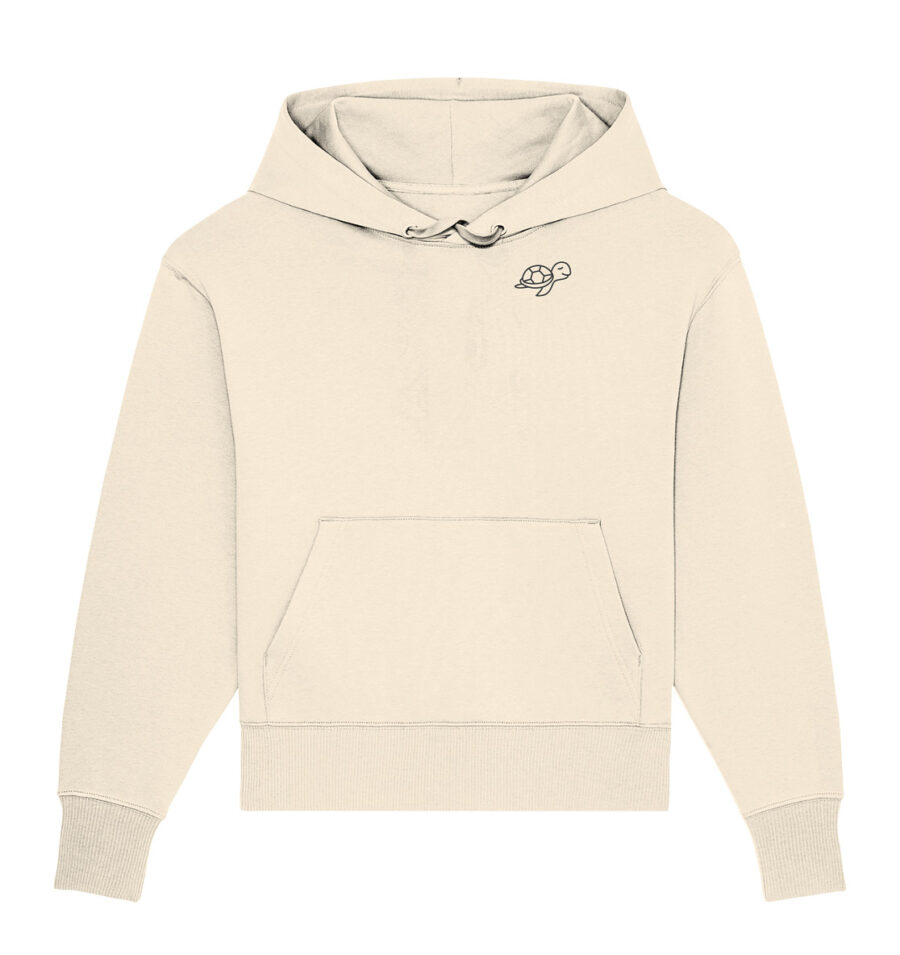 Turtle Organic Oversize Hoodie Natural Raw