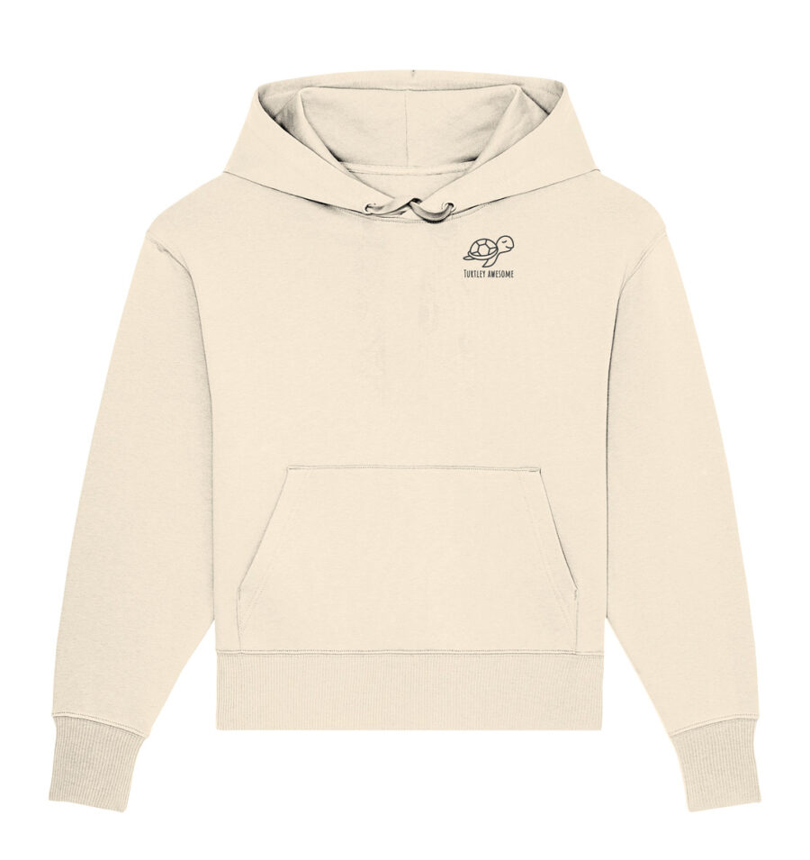 Turtle Organic Oversize Hoodie Natural Raw