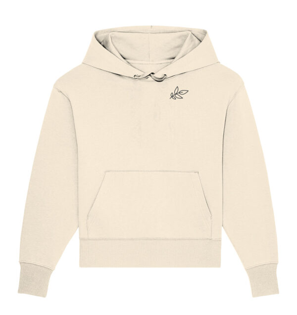 Unbeleafable Organic Oversize Hoodie Natural Raw