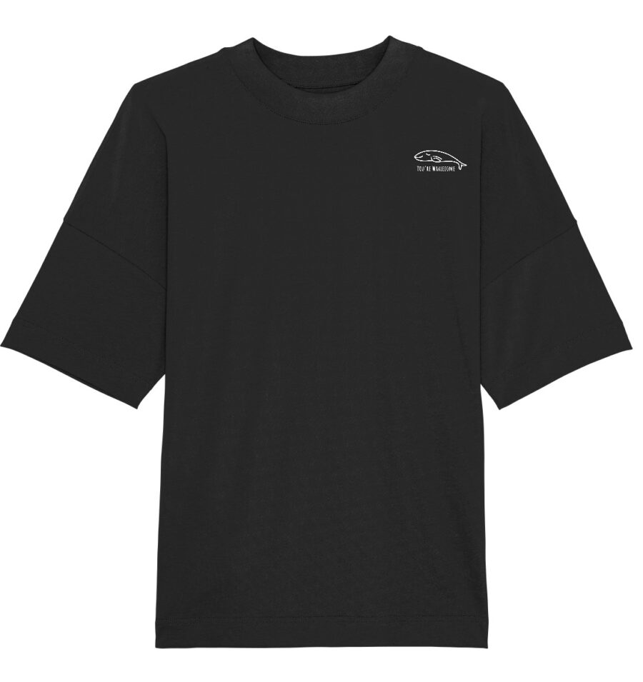 Whale Organic Oversize Shirt Black
