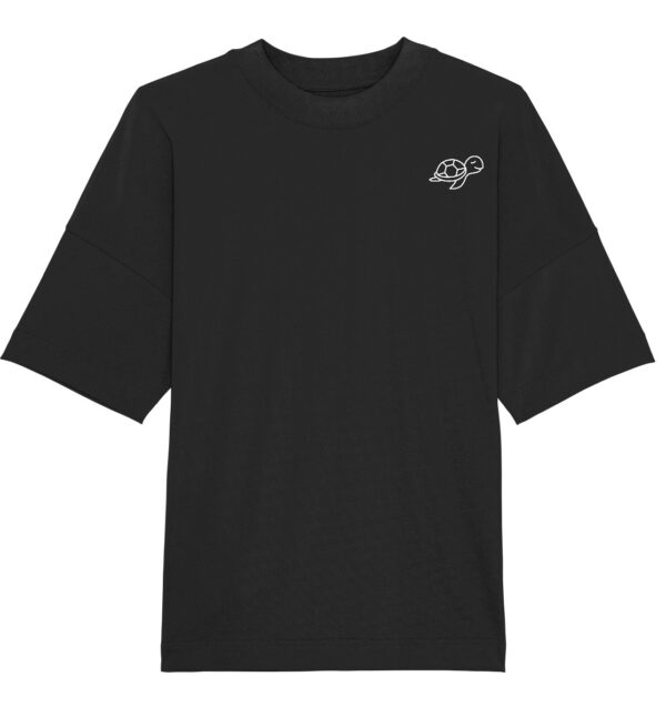 Turtle Organic Oversize Shirt Black