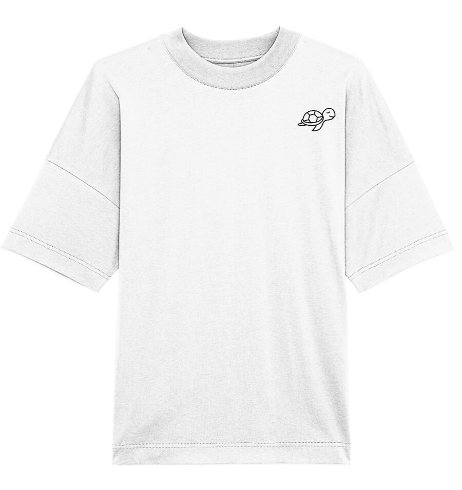 Turtle Organic Oversize Shirt White