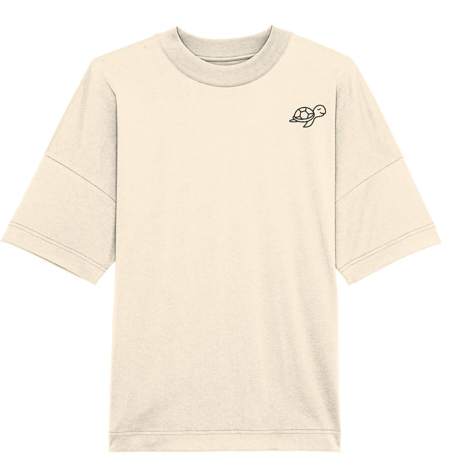 Turtle Organic Oversize Shirt Natural Raw