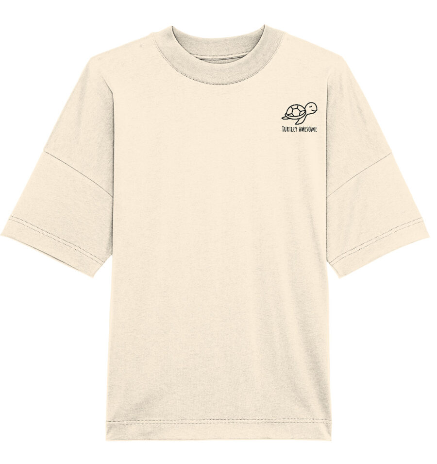 Turtle Organic Oversize Shirt Natural Raw