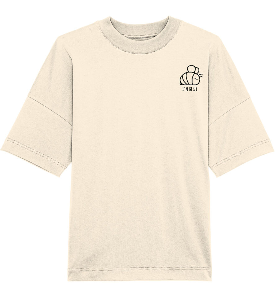 Bee Organic Oversize Shirt Natural Raw