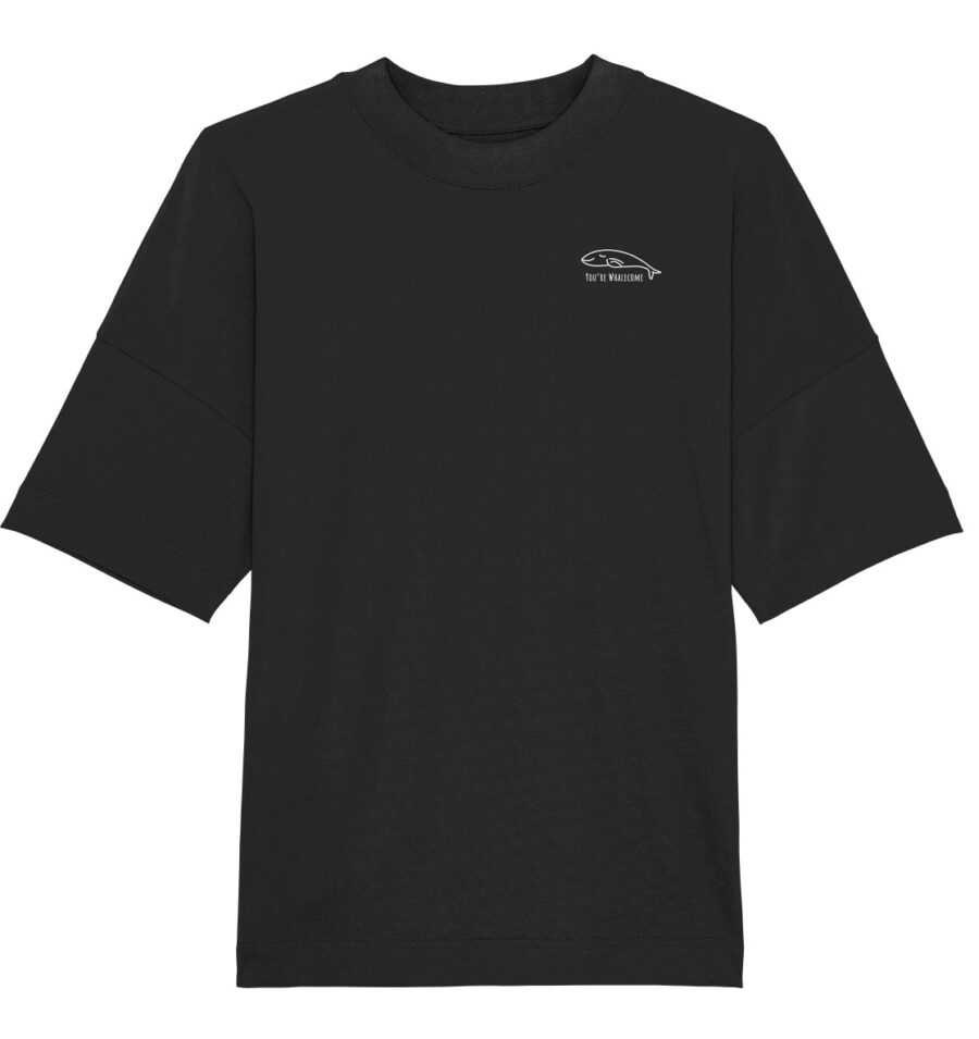 Whale Organic Oversize Shirt Black