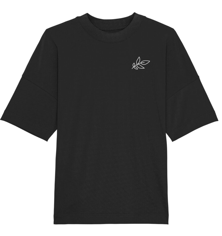 Unbeleafable Organic Oversize Shirt Black