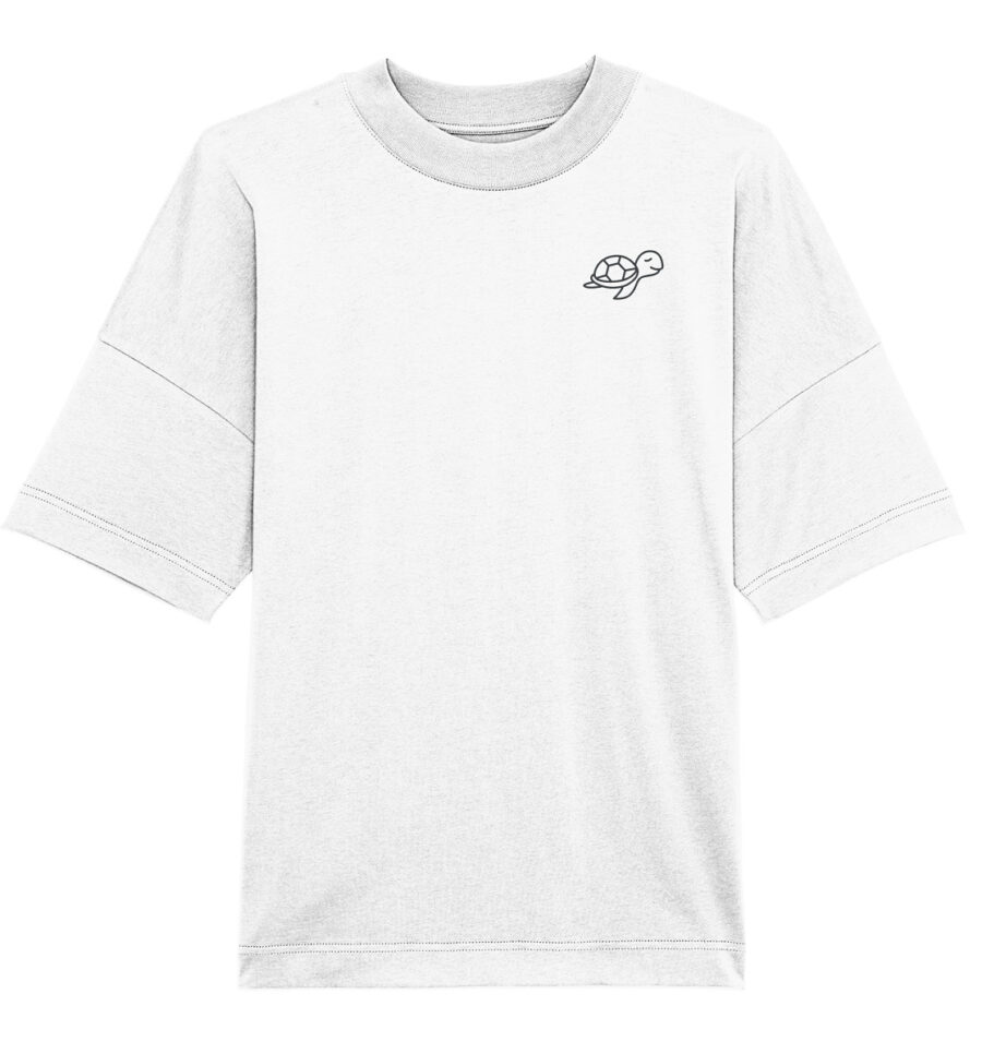 Turtle Organic Oversize Shirt White