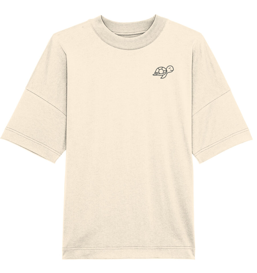 Turtle Organic Oversize Shirt Natural Raw