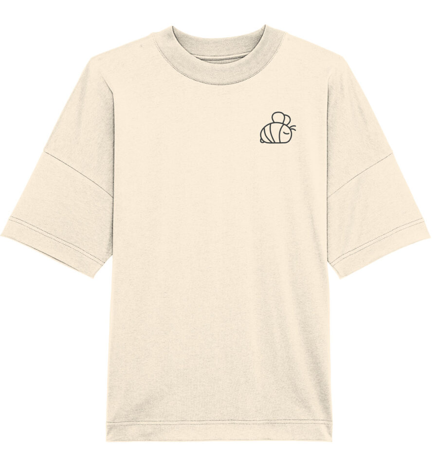 Bee Organic Oversize Shirt Natural Raw
