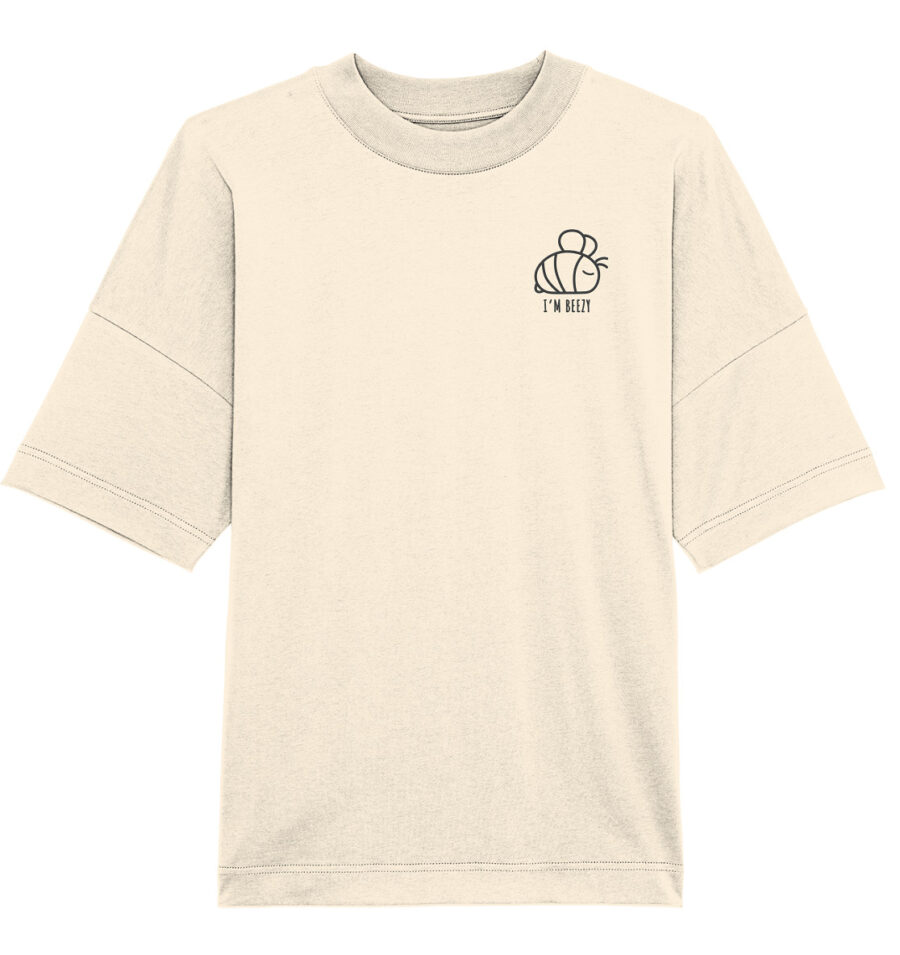 Bee Organic Oversize Shirt Natural Raw