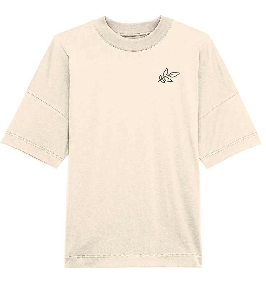 Unbeleafable Organic Oversize Shirt Natural Raw