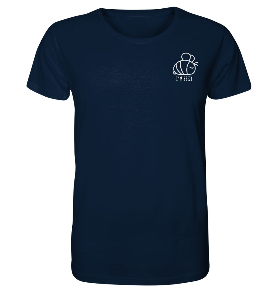 Bee Organic Shirt French Navy