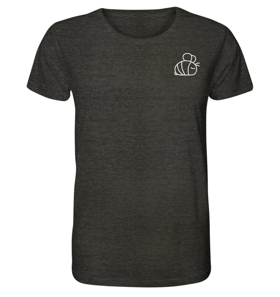 Bee Organic Shirt Dark Heather Grey