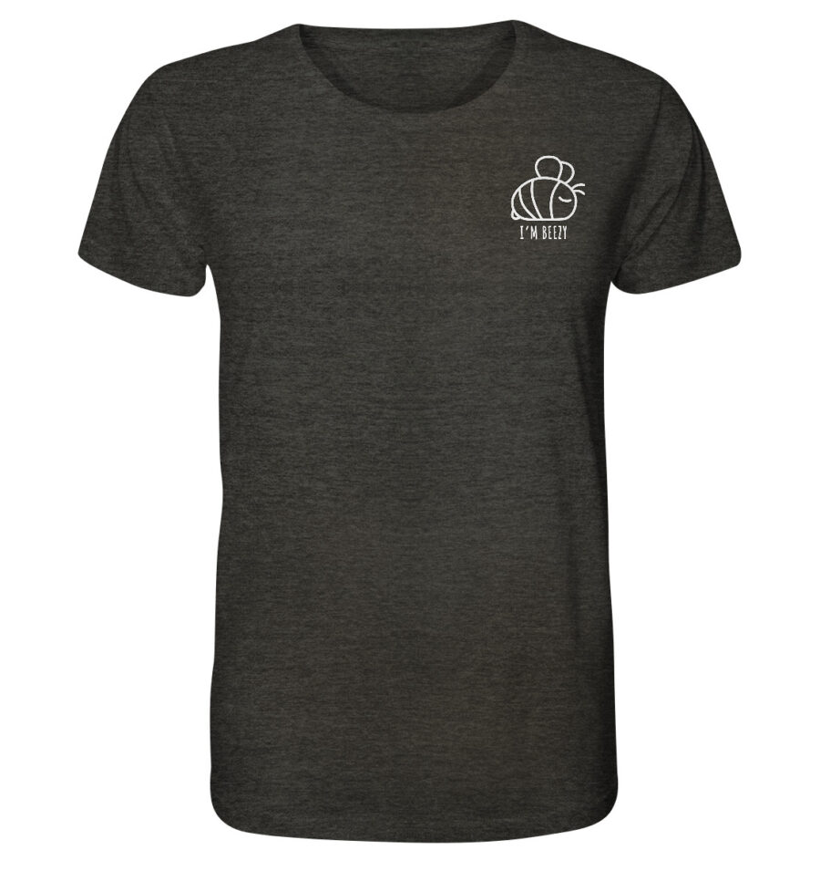 Bee Organic Shirt Dark Heather Grey