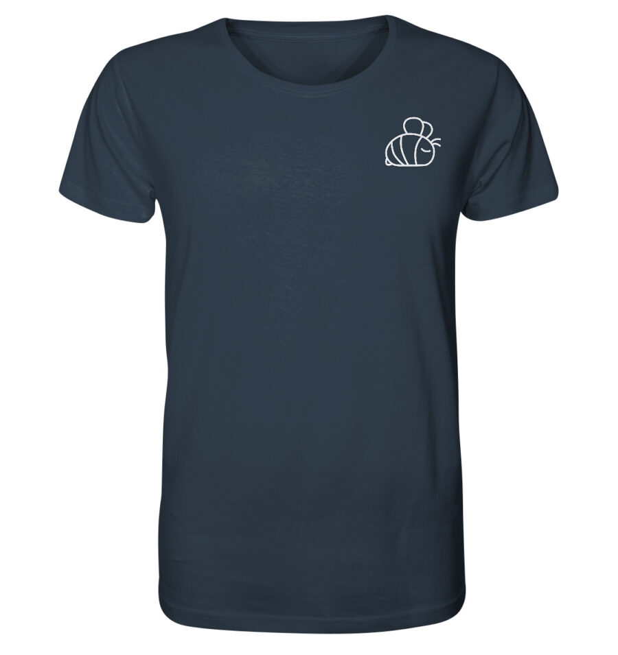 Bee Organic Shirt India Ink Grey