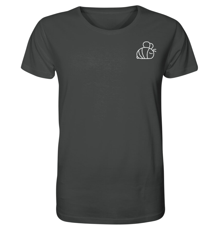Bee Organic Shirt Anthracite