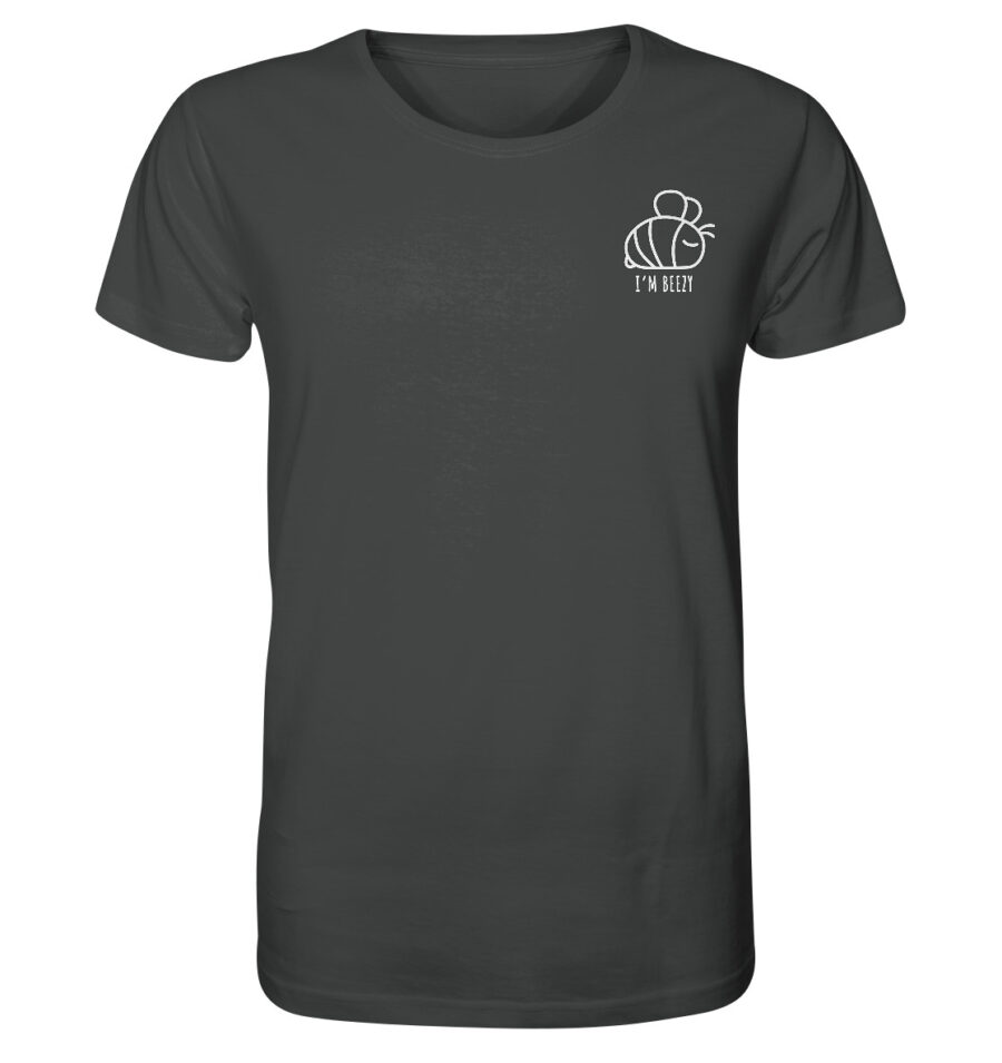 Bee Organic Shirt Anthracite