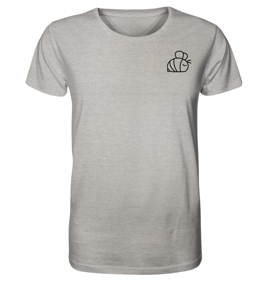 Bee Organic Shirt Heather Grey
