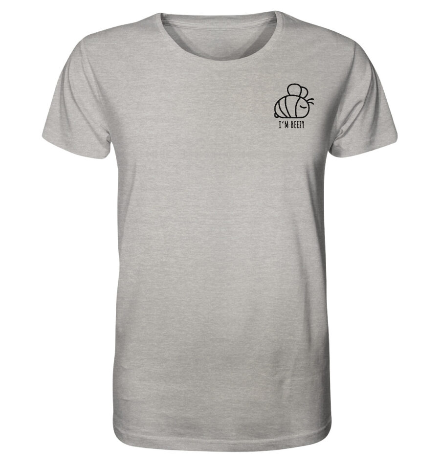 Bee Organic Shirt Heather Grey