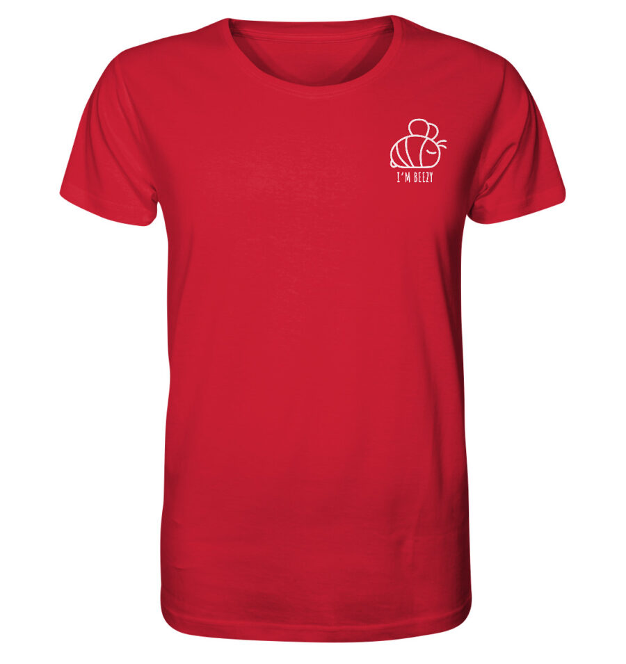 Bee Organic Shirt Red