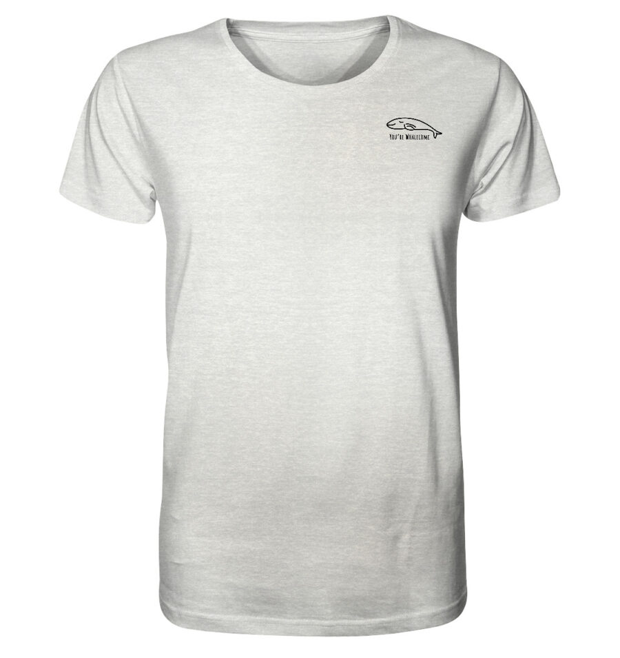 Whale Organic Shirt Cream Heather Grey