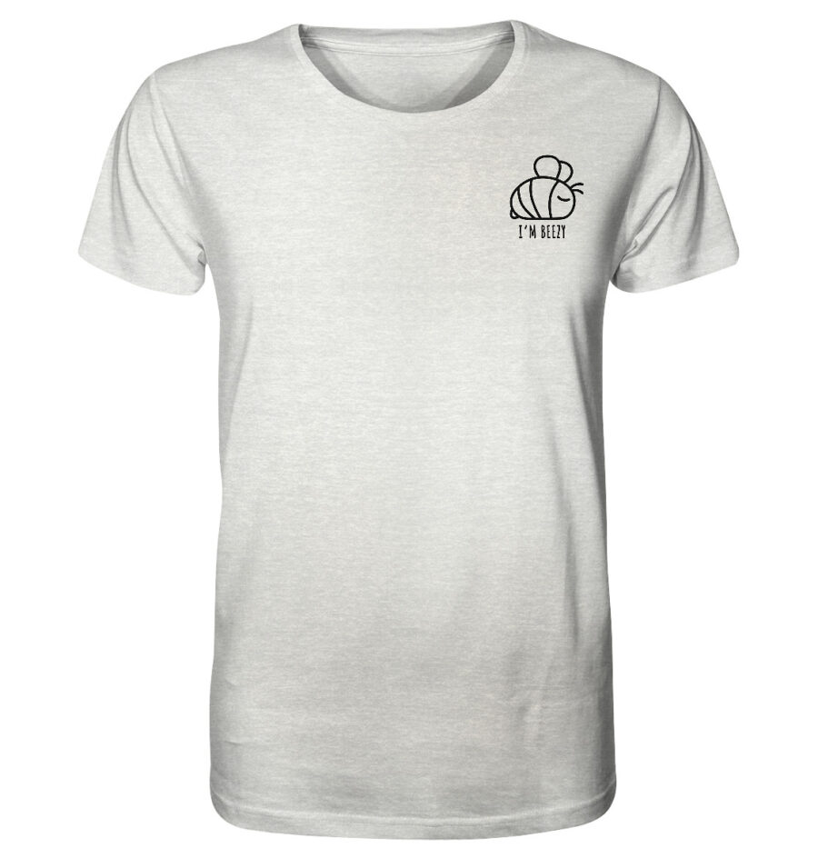 Bee Organic Shirt Cream Heather Grey