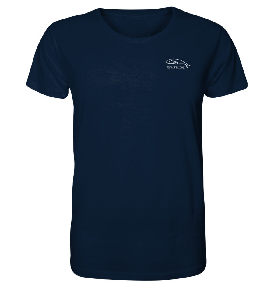 Whale Organic Shirt French Navy