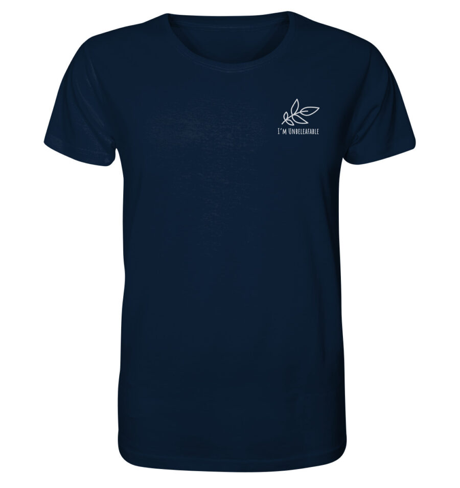 Unbeleafable Organic Shirt French Navy