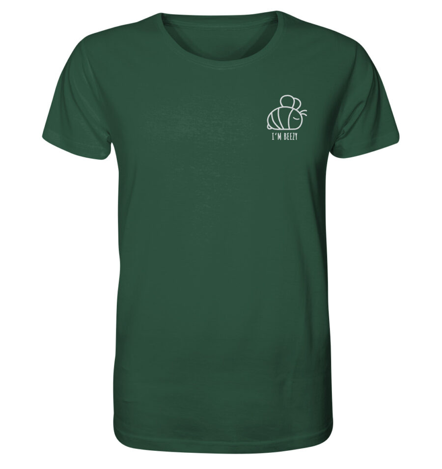 Bee Organic Shirt Bottle Green